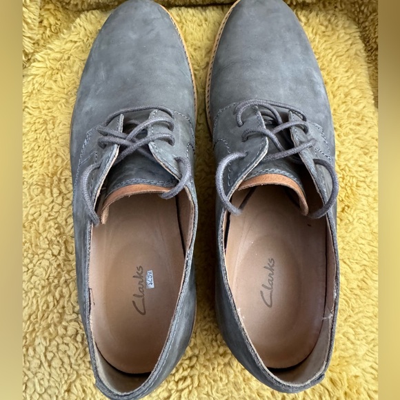 Clarks Atticus Lace Nubuck Leather Shoes Men’s Size 8.5 main image 5